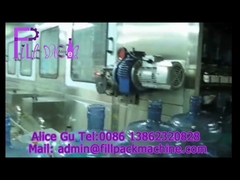 Usine de remplissage d'eau en gallons modèle QGF-1200