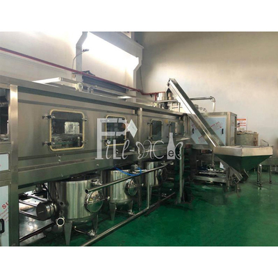 la chaîne de production de machine d'embouteillage de l'eau 1200bph minérale accomplissent la machine de remplissage de l'eau de bouteille de 5 Gallon/20L fournisseur