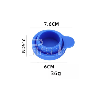 Les chapeaux réutilisables de silicone de l'eau de 5 gallons ne complètent aucune couverture de couvercle d'éclaboussure pour la bouteille fournisseur