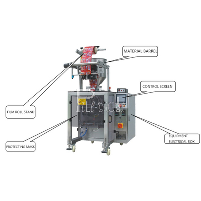 Ligne automatique remplissante 3 côtés de machine de garniture du joint de poche de sachet de pâte 1 fournisseur