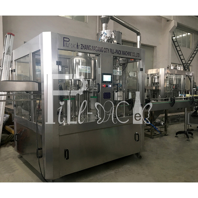 Chaîne de production de l'eau minérale de bouteille de l'ANIMAL FAMILIER 3000BPH 500ml rinçant le capsulage remplissant fournisseur