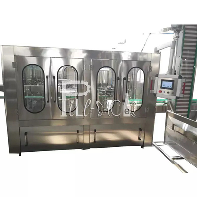 Chaîne de production en plastique de l'eau minérale de bouteille capsulage remplissant de rinçage de 6000BPH 18-18-6 fournisseur