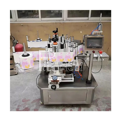 Équipement adhésif latéral formé spécial de machine à étiquettes d'autocollant d'étiqueteur de bouteille de bouteille plate automatique de place double fournisseur