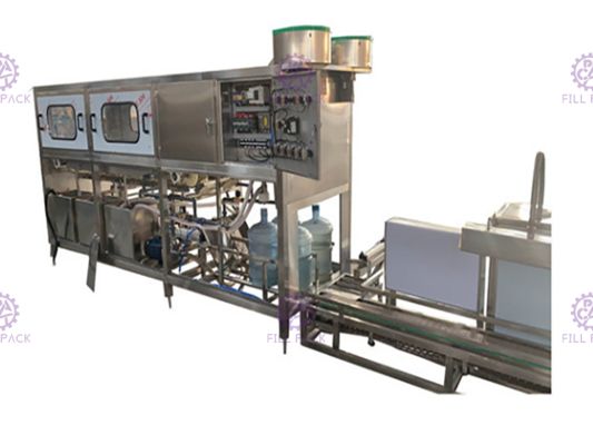 contrôle automatique de PLC 100bph machine de remplissage de 5 gallons pour l'eau potable fournisseur