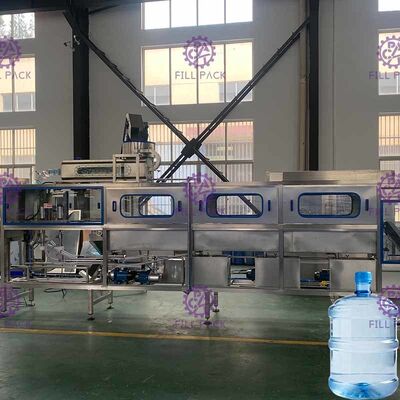 L'eau alcaline chaude lavant la machine de remplissage du gallon 200BPH fournisseur