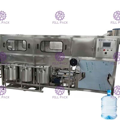 300bph machine de remplissage de l'eau de baril de PLC de tambour de 5 gallons automatique fournisseur