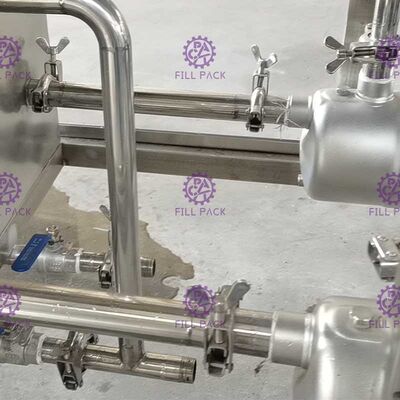 3.4*0.78*1.95m 3 dans 1 ligne remplissante de gallon de 120 BPH fournisseur