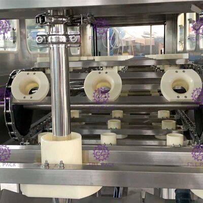 Machine de remplissage de l'eau de pot de la route 450BPH de l'écran tactile 3 fournisseur