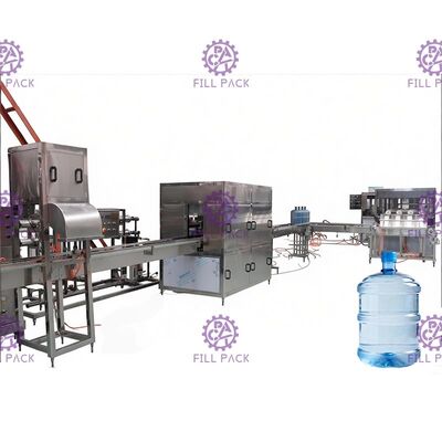 Type linéaire 0.55kw externe lave-bouteilles de 5 gallons fournisseur