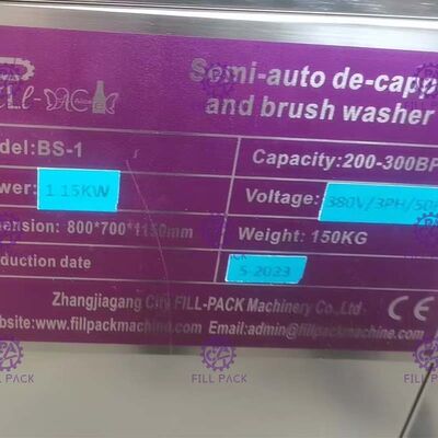 5 gallons 19 litres 380V semi-automatique BS-1 machine à laver les bouteilles fournisseur