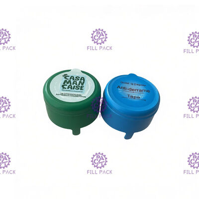Capsule matérielle de gallon de PE avec les labels adaptés aux besoins du client fournisseur