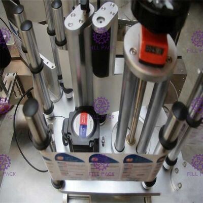 Équipement adhésif latéral formé spécial de machine à étiquettes d'autocollant d'étiqueteur de bouteille de bouteille plate automatique de place double fournisseur