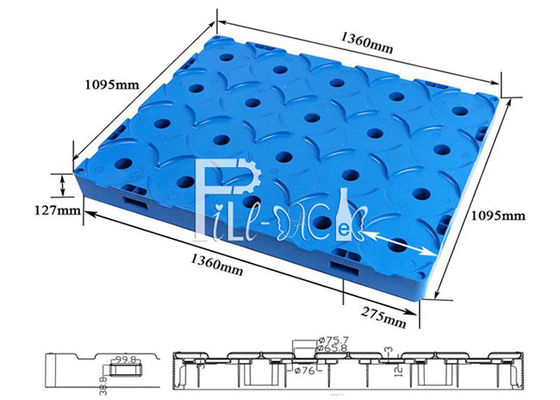 Consommables de plante aquatique de gallon de palettes de bouteille de HDPE fournisseur