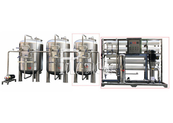 Acier inoxydable 304 de membrane de Dow usine de RO de 10000 LPH fournisseur