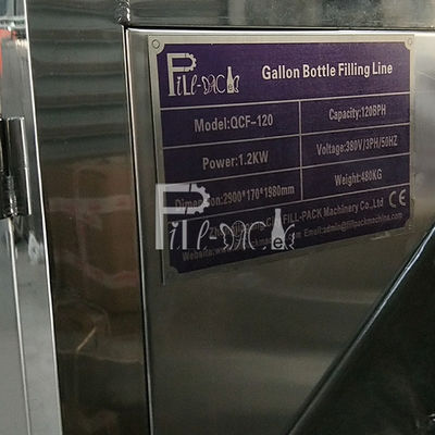 SUS de alimentation de levage 304 d'automobile ligne remplissante de gallon de 120 BPH fournisseur