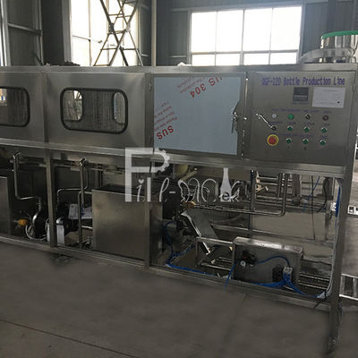 Le convoyeur de rouleau a produit la machine de remplissage de l'eau de baril de 120 BPH fournisseur