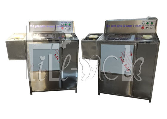 OIN 220V de la CE lave-bouteilles de 5 gallons avec la station de rinçage intérieure fournisseur