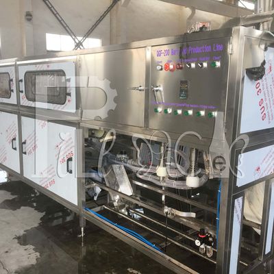 machine de remplissage de gallon de poussoir du chapeau 200bph automatique fournisseur