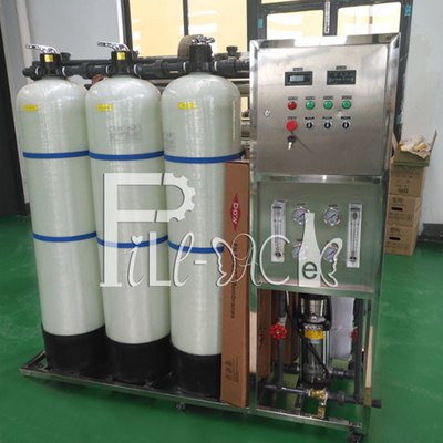 Machine de filtre de traitement de l'eau du RO 500LPH avec la membrane 4040 fournisseur