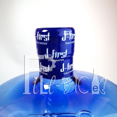 Label en plastique de douille de chapeau de rétrécissement de la chaleur de PVC pour la bouteille d'eau de 5 gallons fournisseur