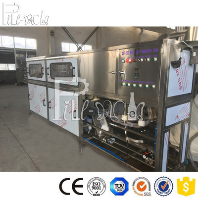Ligne automatique de machine de remplissage de 5 gallons 200BPH avec le poussoir de chapeau fournisseur