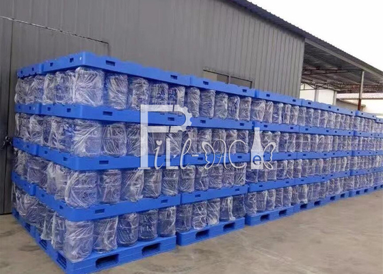 La grande eau de gallon de double HDPE de côtés a réutilisé le réversible empilable de palettes en plastique fournisseur