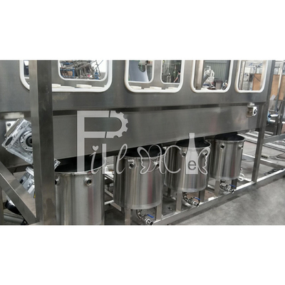 Capsulage remplissant de lavage mis en bouteille automatique de l'eau pure de machine de remplissage du gallon 450BPH fournisseur