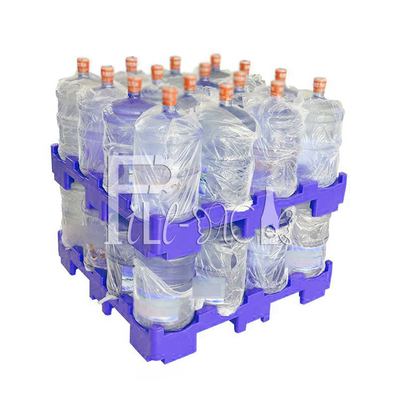 5 palette en plastique d'entreposage en bouteille d'eau de palette de bouteille d'eau du gallon 18.9L fournisseur