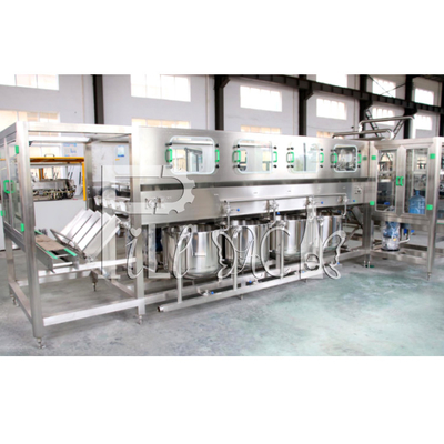 Ligne de mise en bouteilles de remplissage du gallon 600BPH de baril automatique de l'eau minérale fournisseur