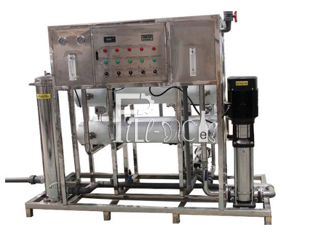 usine de purification d'eau du RO 4TPH avec le mètre de l'unité TDS de CIP fournisseur
