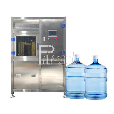 Rinçage intérieur à haute pression 5 gallons laveuse de bouteilles rinçage extérieur single station