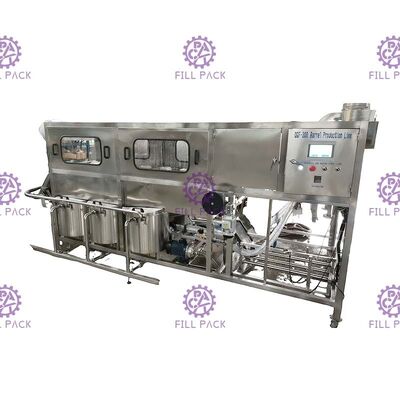 300BPH machine de capsulage remplissante de la bouteille 3 d'eau en bouteille en plastique automatique du gallon 18.9L