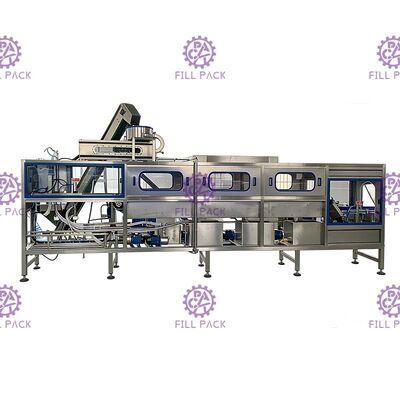 200BPH complet 18.9L automatique chaîne de production pure de l'eau de 5 gallons machine bottlling remplissante