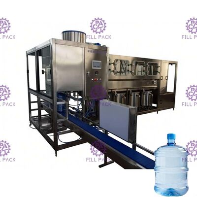 450bph 9.75kw automatique machine de remplissage de 5 gallons avec le contrôle de PLC