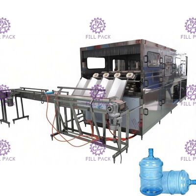 Forme convexe concave 3 dans 1 machine de remplissage de pot de 20 litres