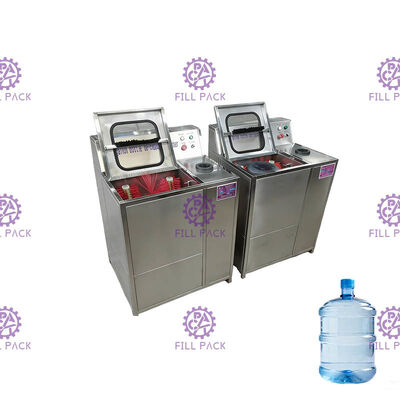 120 BPH BS-1 Laveuse à bouteilles à baril semi-automatique de 5 gallons avec bouton de dépannage