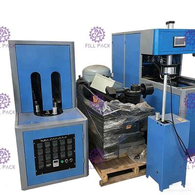 Bouteille en plastique d'ANIMAL FAMILIER semi automatique 5 gallons machine de soufflage de corps creux de 20 litres avec la poignée