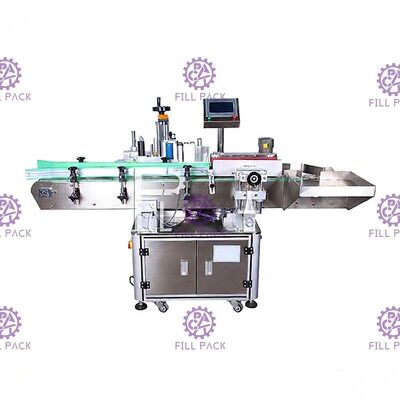 Machine à étiquettes de bouteille ronde de l'écran tactile SUS304